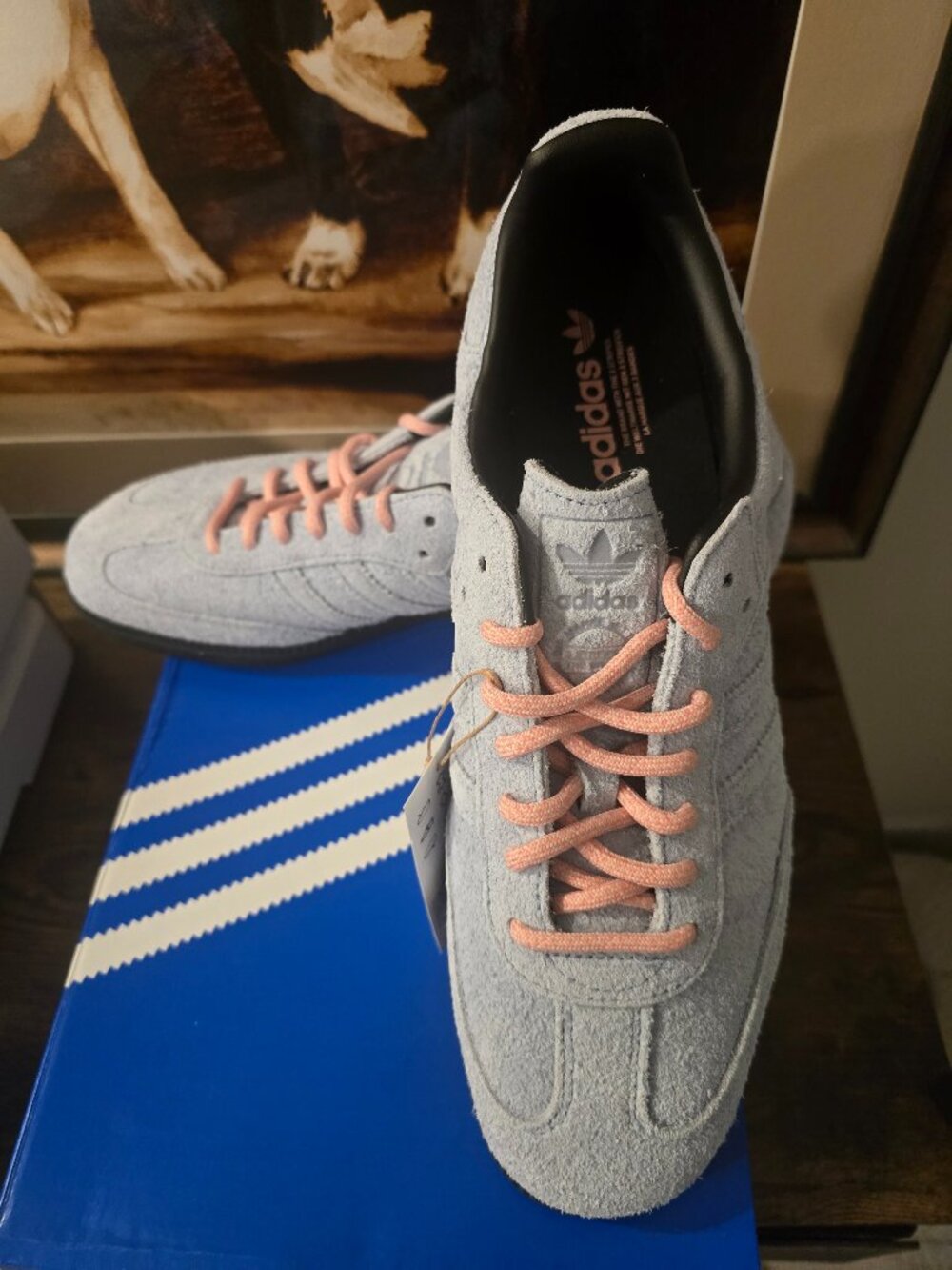 adidas Samba OG Clear Sky / Blue 'Hairy Suede' KK0005 2026 Men's Shoes Sz 12 NEW